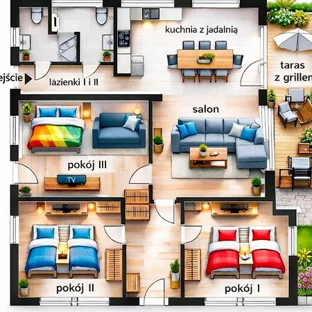 Pod Bukowym Lasem Apartment Meszna