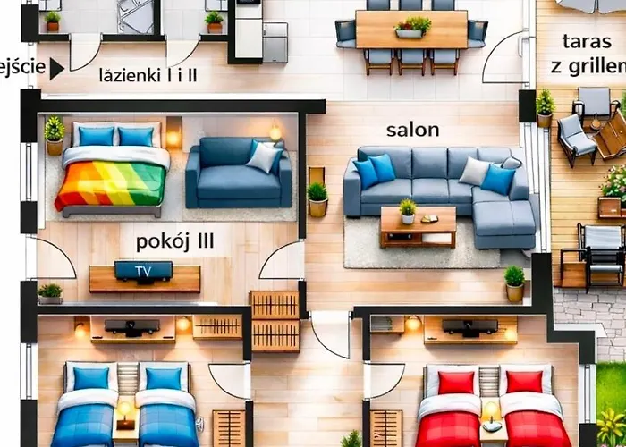 Pod Bukowym Lasem Lejlighed Meszna